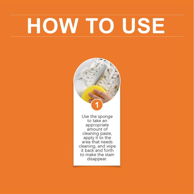 Multi-Functional White Shoe Cleaner, Portable Cleaning Paste For Sneakers, Canvas Shoes, And White Shoes.