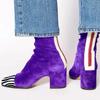 Womens Winter Fashion Square Toe High Heel Suede Knee Boots British Style