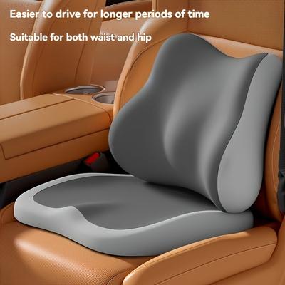 Ergonomic Memory Foam Seat Cushion, Adjustable Hip And Lumbar Support for Enhanced Comfort,Suitable for Office Home Car