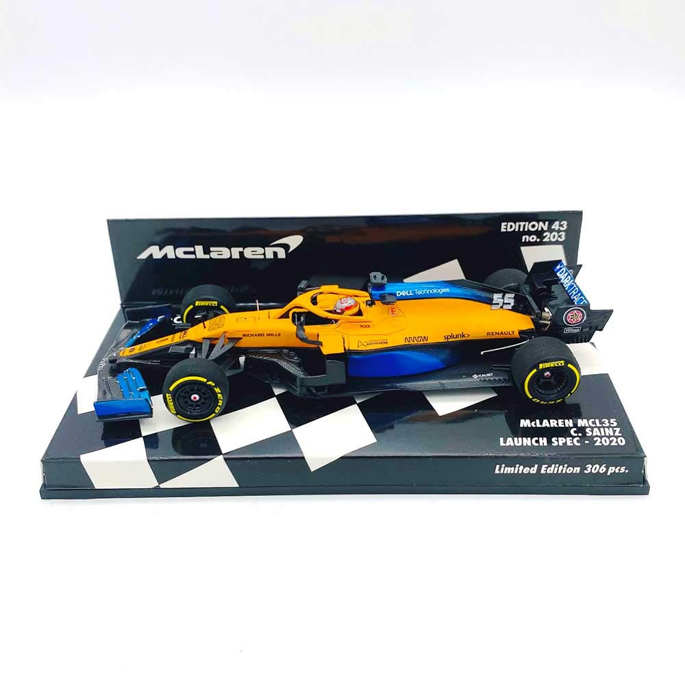 

Minichamps McLaren Renault MCL35 2020 F1 Launch Spec Сайнс 1/43 #55 C. младший. [Сделано из смолы]