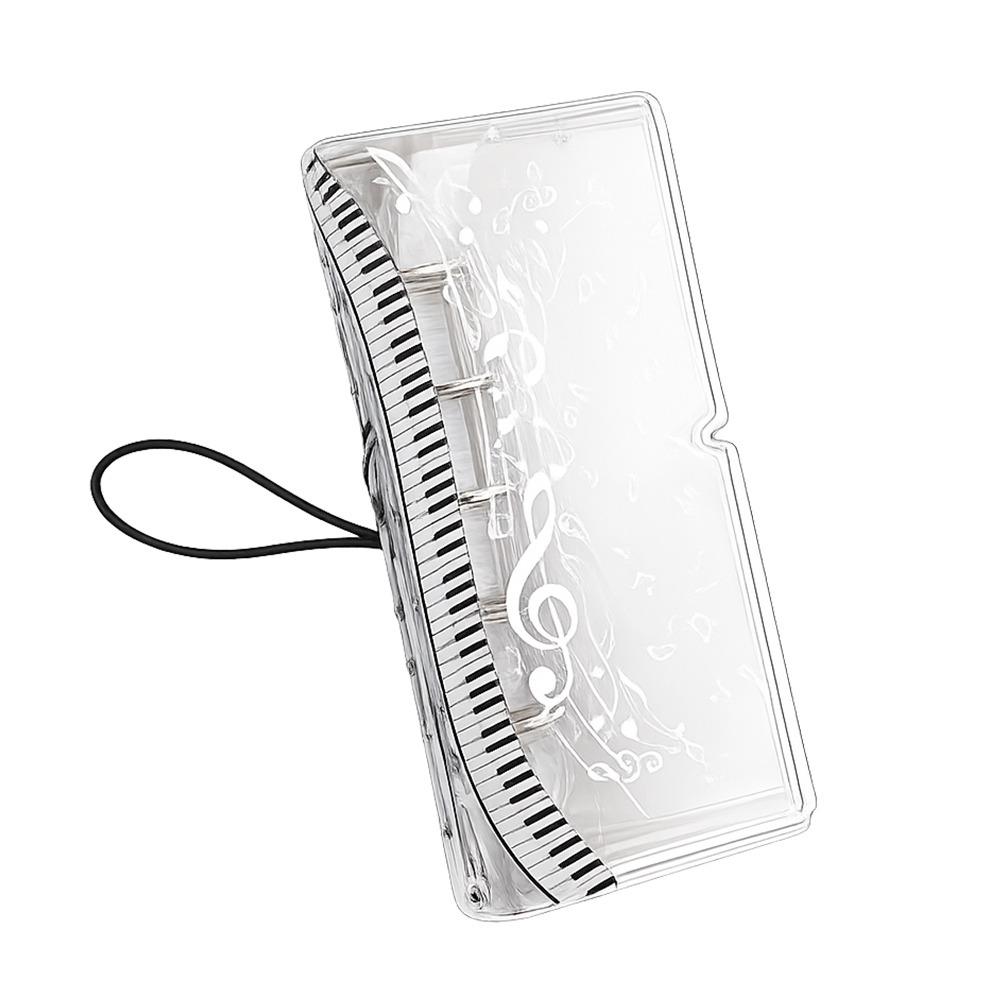 PVC Loose Leaf Notebook Cover Transparent Journal Cover INS M5 Half Size Binder 1