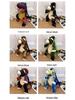 Winter Children's Dinosaur Plush Toy Bag - Tyrannosaurus & Triceratops Gift for Kids