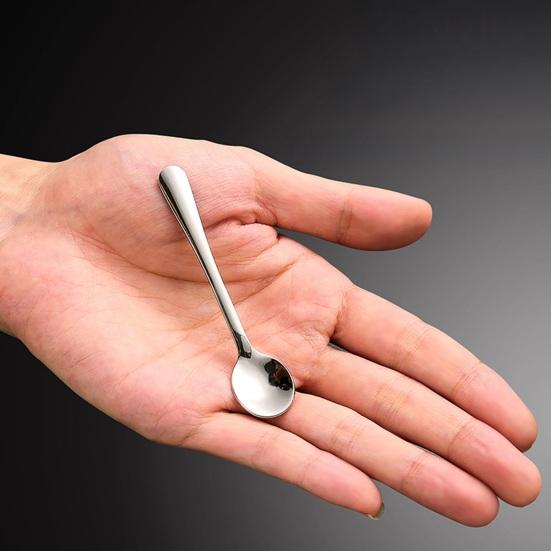 Mini lžičky Mini nerezové lžičky Potravinářská lžička na koření na práškové koření, pepř, cukr, kávu Všestranný kuchyňský nástroj