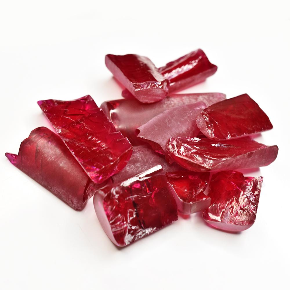 Natural Red Ruby Loose Gemstone 786 ct Rough Lot Uncut Raw for Lapidary and Gem Collections