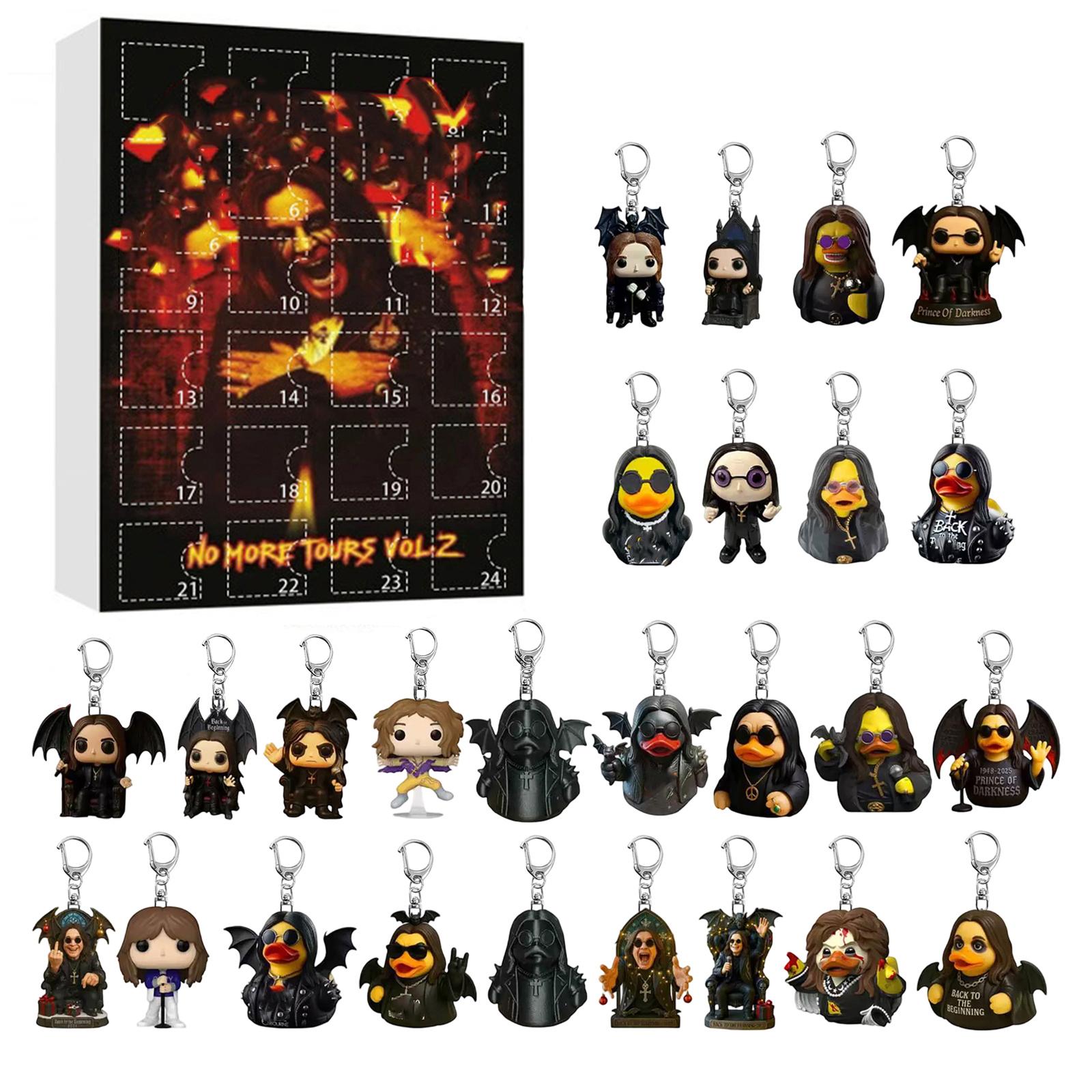 

2D Коробка Адвент-календаря, Календарь Обратного Отсчета до Рождества, 24-дневный Рождественский Адвент-календарь, Украшение Рождественской Елки One Size