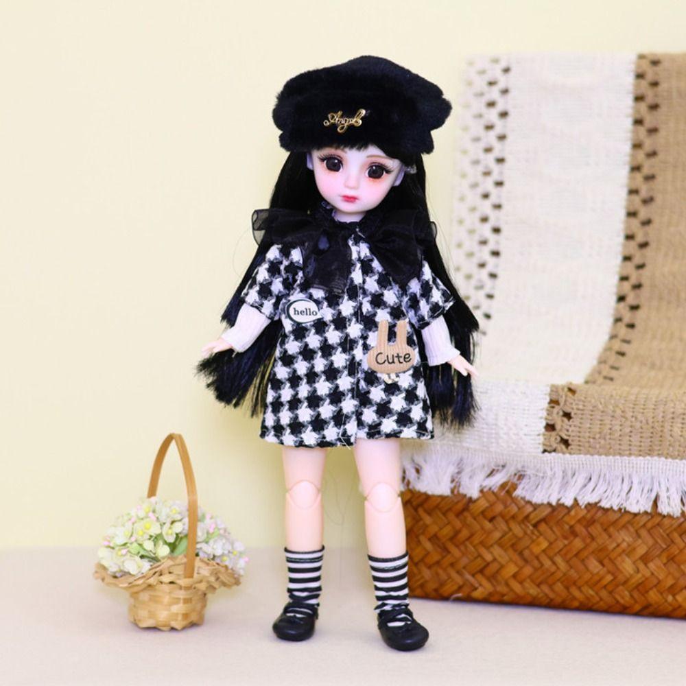Attractive Eyes Princess Dress Up BJD Dolls Princess Makeup Ball Joint Doll Birthday Gift