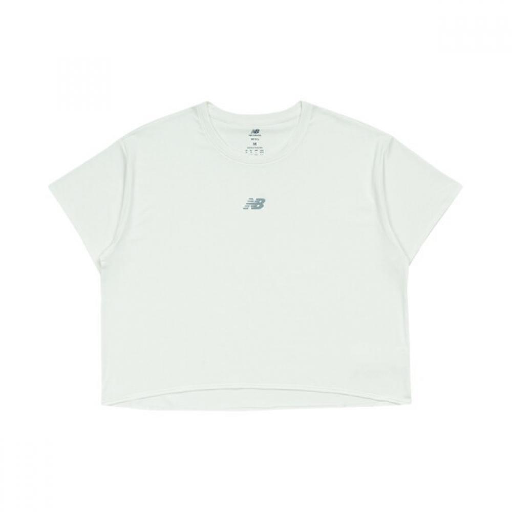

New Balance Women CenTer Logo ShorT Sleeve T shirT Nbnef2v352 10 S(85)