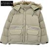 C8-S609 Green Fur Down Hooded Jacket Jacket L Green systemUsed