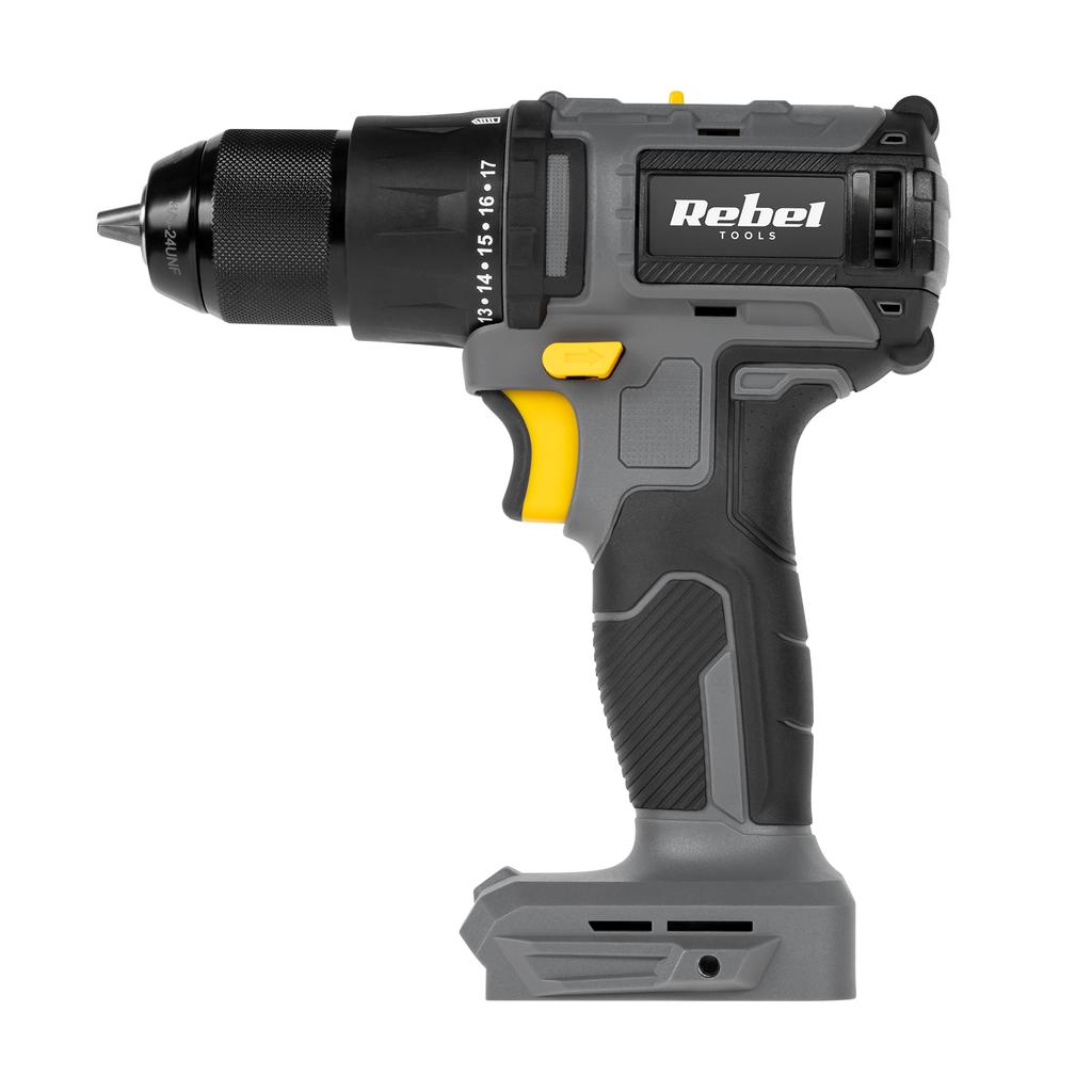 Rebel 20V Brushless Cordless Drill Driver 2 Ah