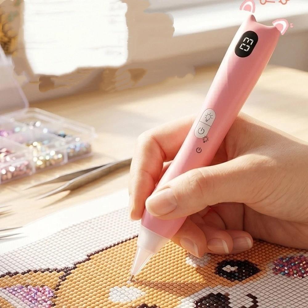Rechargeable Electric Painting Pen Low‑Noise Vacuum Drill Pick‑Up Tool Adult Craft
