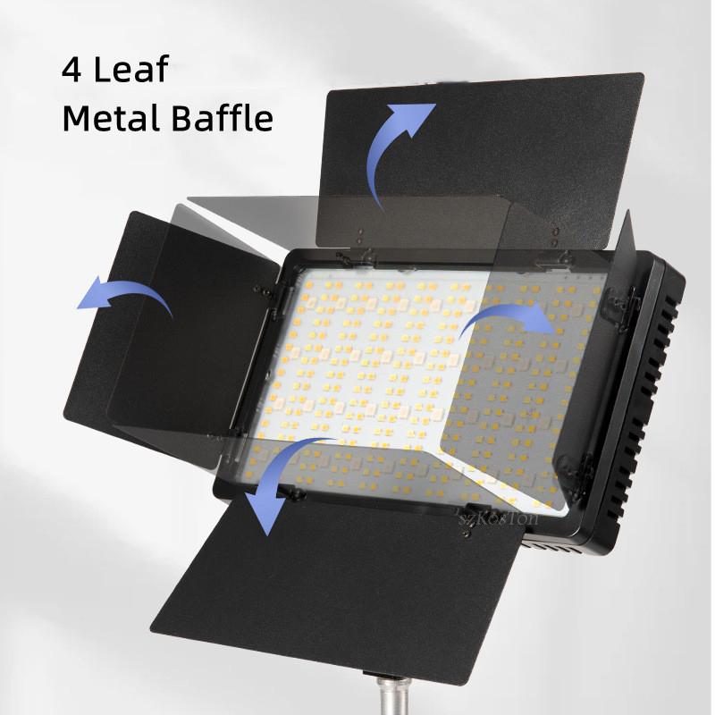 Lumină video LED U800+ RGB Lampă de studio foto în aer liber Bicolor 3200K-6500k Dimmerabilă cu trepied Stand Telecomandă pentru înregistrare video