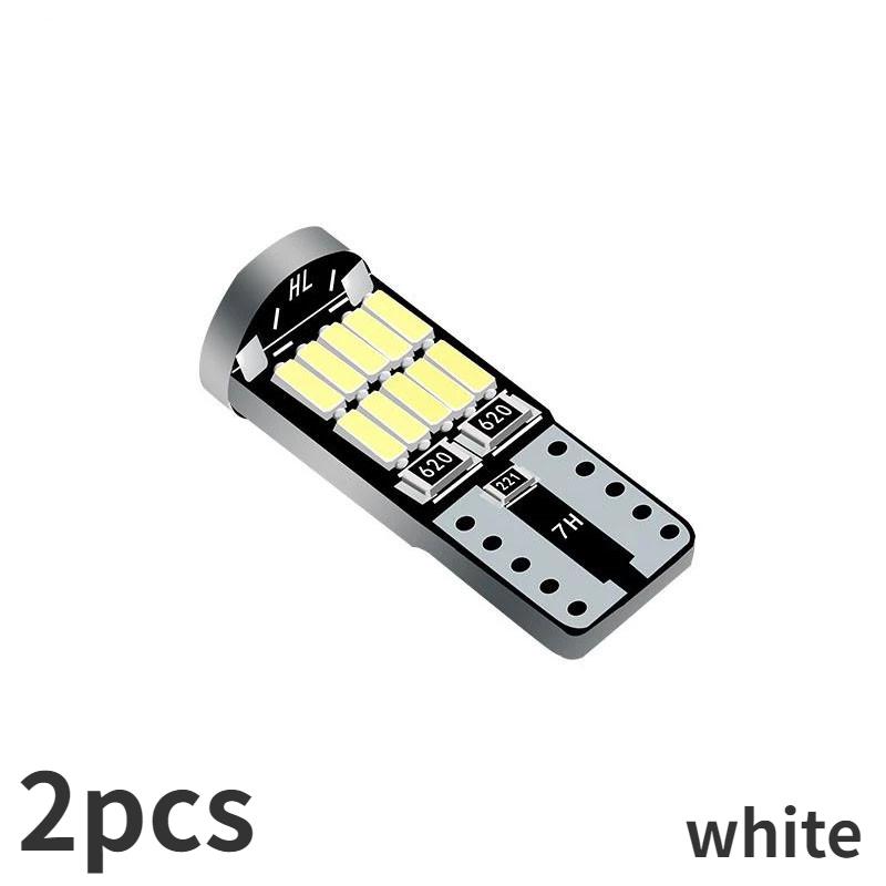 2pcs T10 Led Canbus No Error Car Interior Light T10 26 SMD 4014 Chip Pure White Instrument Lights B Car Parking Position Lights