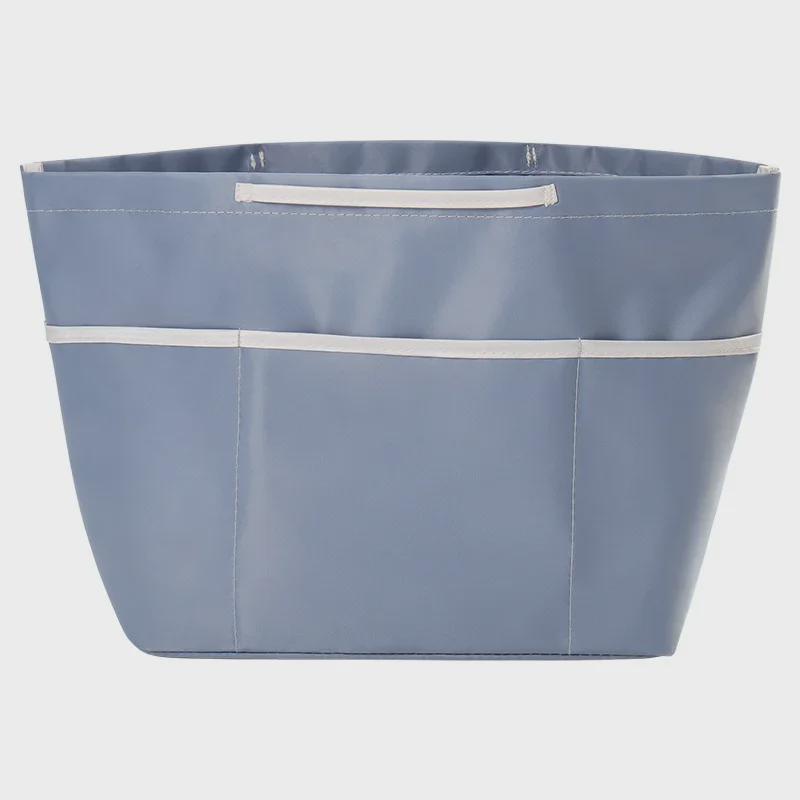 Dragon Inlay Nylon Tote Bag with Built-In Organizer and Multiple Pockets for Cosmetics