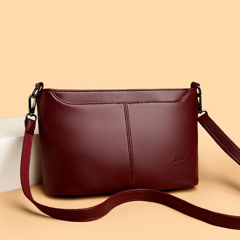 Single-shoulder Crossbody Bag Fashionable Commuting Large-capacity Crossbody Bag Ladies' Small Square Bag