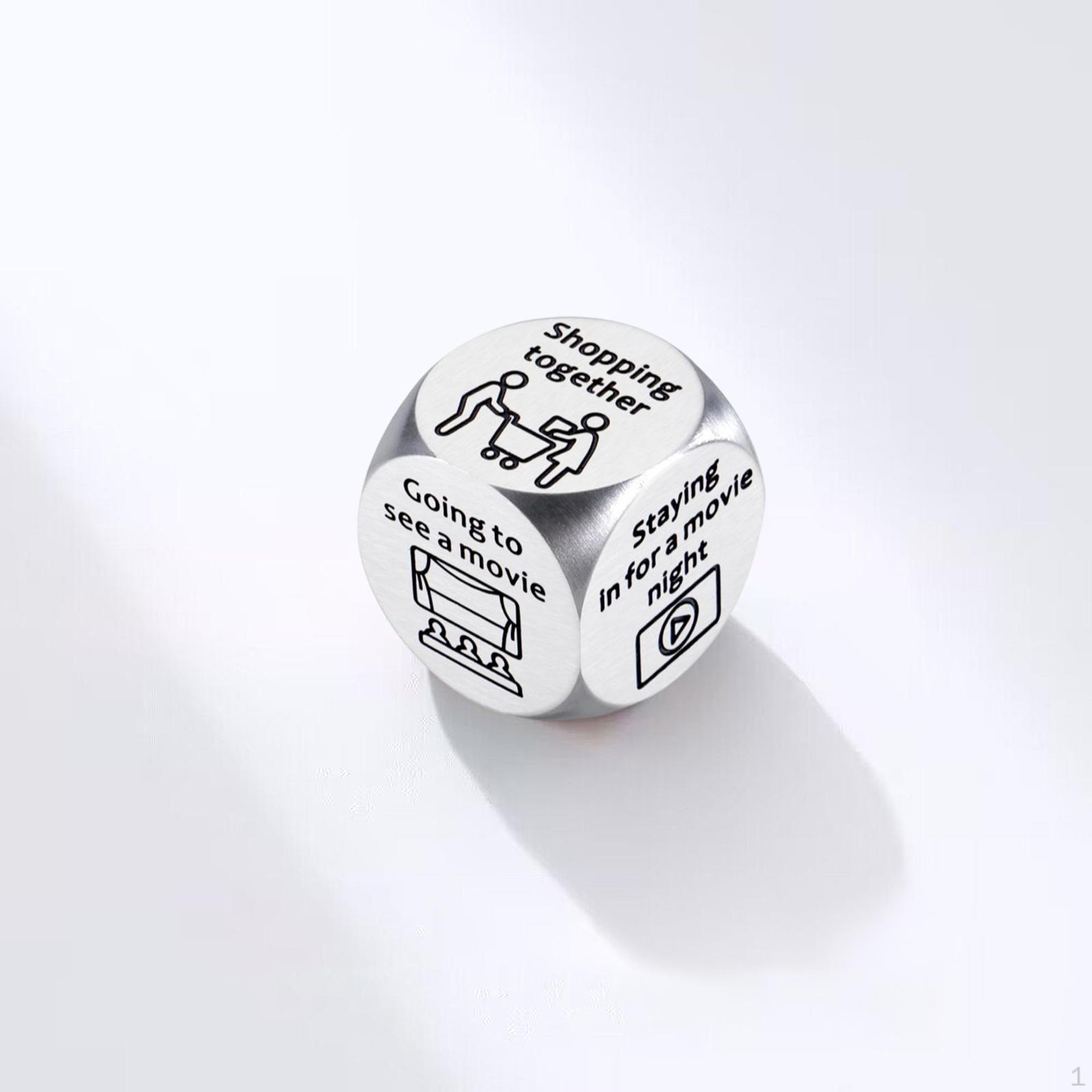 

Кубики решений Вечер свиданий Для него Для нее Парню Девушке Подарки на День святого Валентина Кубики, Игра для пар для Style E