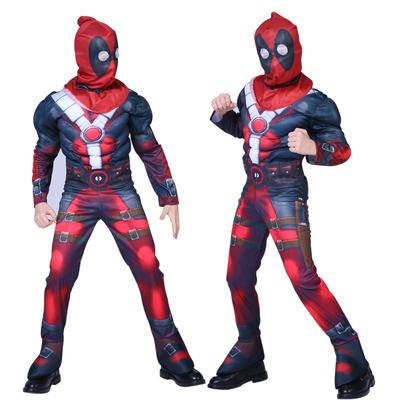 Deadpool Kids Costumes Little Cheap Halloween Anime Stage Performance Costumes Hero Clothes
