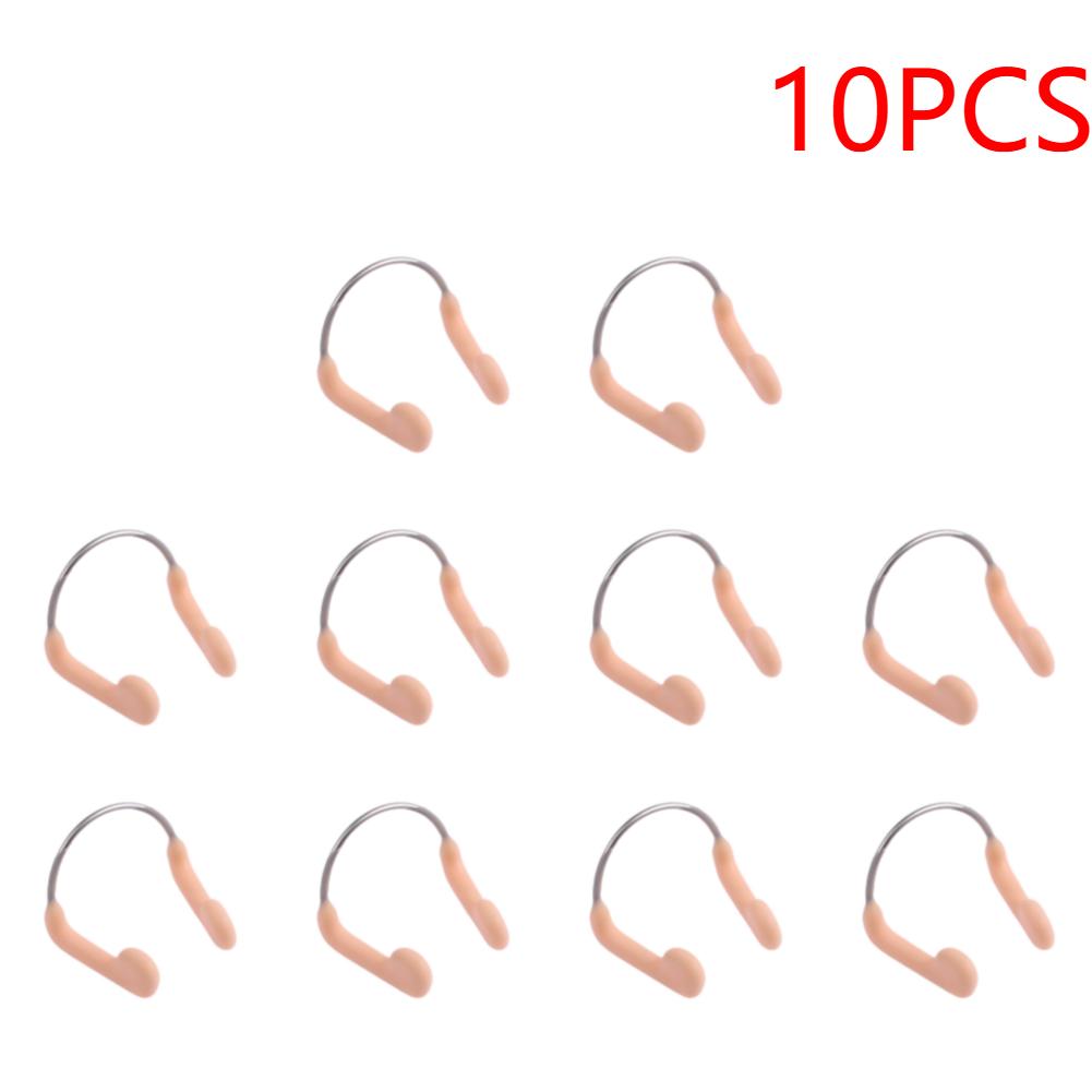 6-20PCS Swimming Nose Clip Anti-Choking Comfortable Waterproof and Non-slip Silicone Steel Wire Nose Clip for Swimming Diving