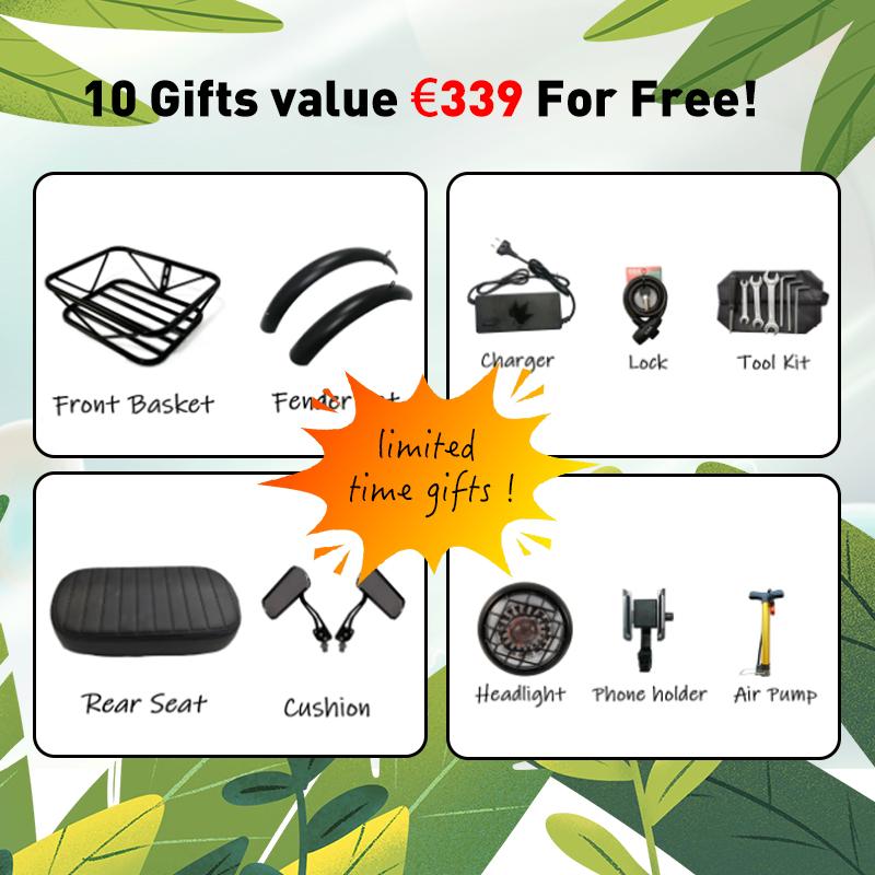 BURCHDA Electric Bike for Adults- U8 1000W, 48V 31.5Ah Lithium Battery, Fatbike 4.0, Snow-Proof, All-Terrain, 2025 Model, for Adults