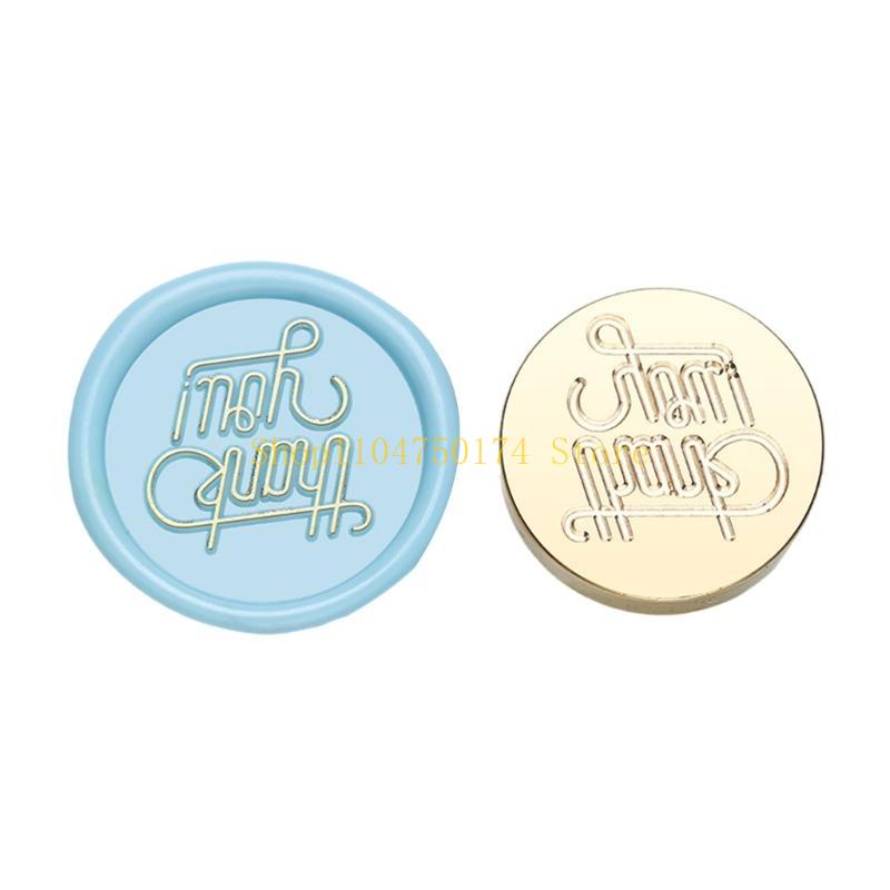 Seal Stamp Head Replacement Antique Embossed Sealing Stamp Head for Envelope top sale