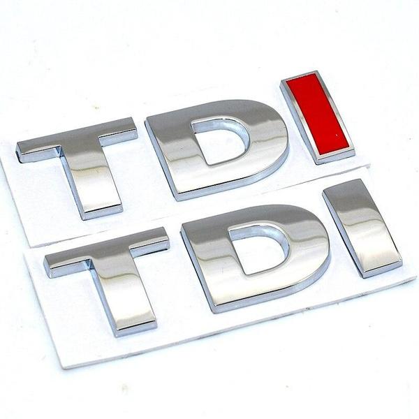 Έμβλημα Σήμα 3D TDI Αυτοκόλλητο Στυλ Αυτοκινήτου για POLO Golf 7 Tiguan JETTA PASSAT b5 b6 MK4 MK5 MK6 MK7 αυτοκόλλητο αυτοκινήτου