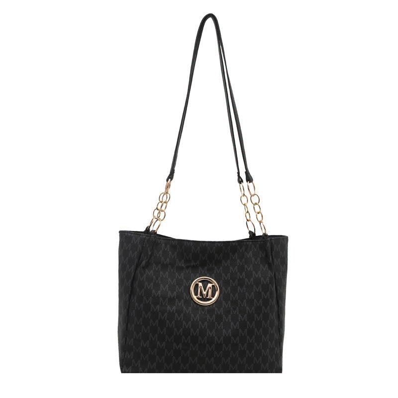 New moon bag, this year's fashion 2025 new niche underarm bag, foreign style personalized shoulder bag, letter printing oblique span bag