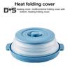 Microwave Splatter Cover BPA-Free Dishwasher-Safe Vented Heated Folding Lid Food Plate Guard with Hook Hole for Microwave Oven And Dishwasher