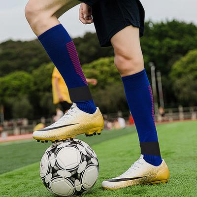 Soccer Shin Guard Straps Silicone Shin Protectors for Men Women Youth Adjustable Elastic