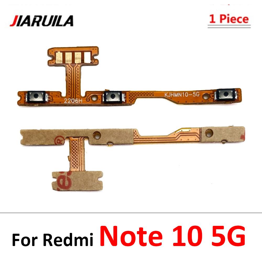 Power On Off Button Volume Key Switch Flex Cable For Xiaomi Redmi Note 10 10s 11 11s 11E 11T 12 12s 12 13 Pro Plus 4G 5G