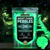 2026 Pierres de Jardin Colorées Luminescentes dans le Noir Guide Nocturne Galets Lumineux Pierres Lumineuses Arc-en-ciel pour Aménagement Extérieur Chemins Vases Aquariums
