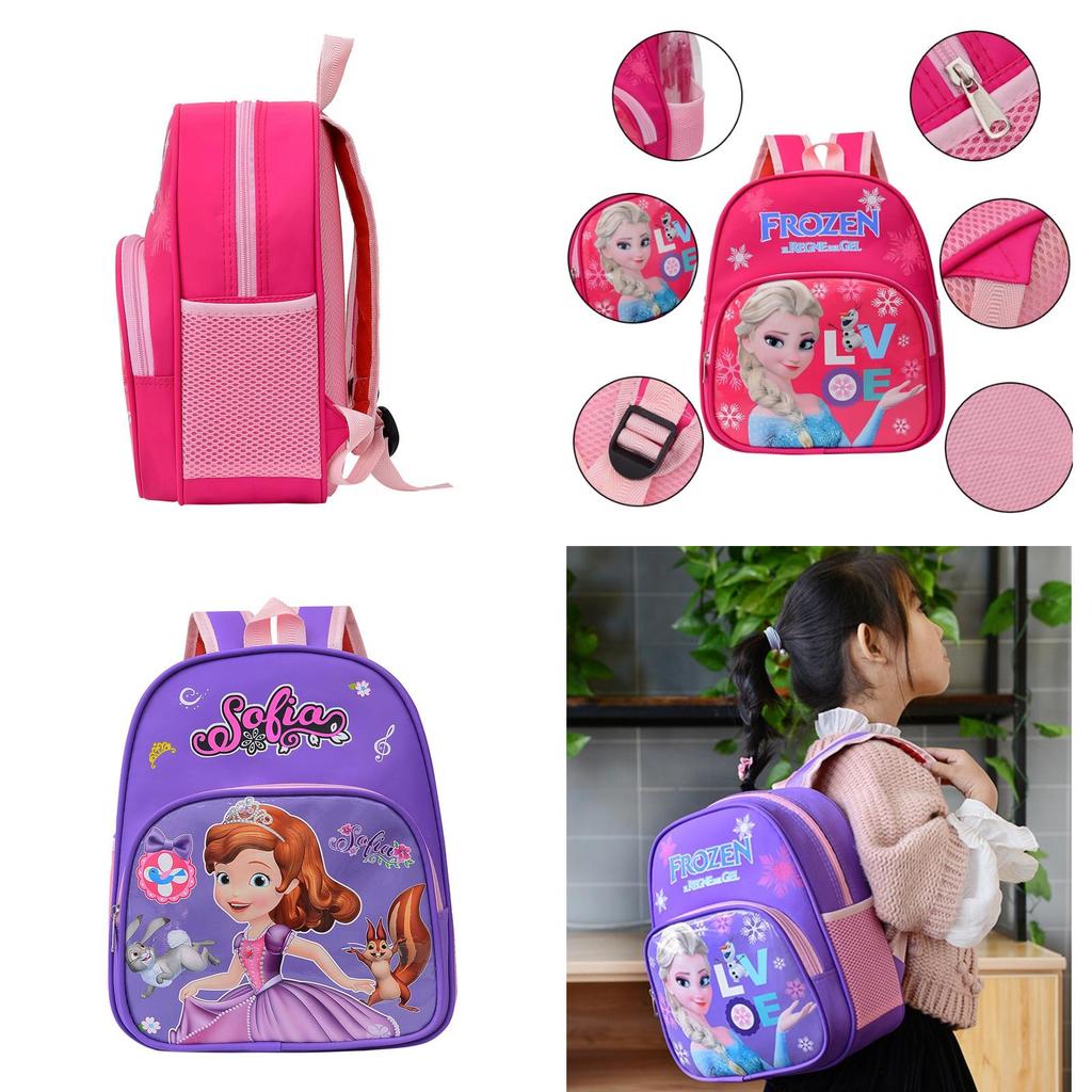 High Capacity Frozen Spiderman Iron Man Kid's Backpack For School And Travel