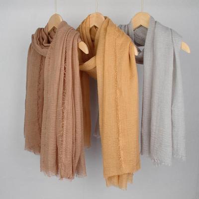 Women Scarf Shawl Solid Color Furry Trim Versatile Shawl Wrap Soft Warm Long Scarf Winter Costume Accessory
