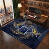 Tappeto in Velluto di Cristallo con Stampa Calcio Everton, Comodo Assorbente d'Acqua Antiscivolo Tappeto per Pavimenti Interni