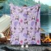 Halloween Pumpkin Christmas Printed Flannel Blanket Soft Cozy Throw Party Home