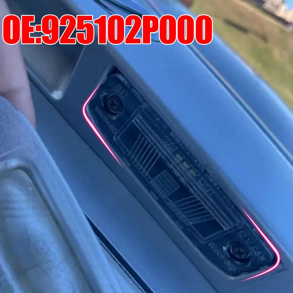 1pc Car Rear License Plate Light LENS Replaceable Tail Lamp Cover Auto Accessories for Kia Sorento 2011 2012 2013 925102P000