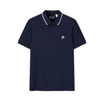 Heritage Basic Knit Pullover Short Sleeve Polo Shirt Men Tops F11M628110F-DB
