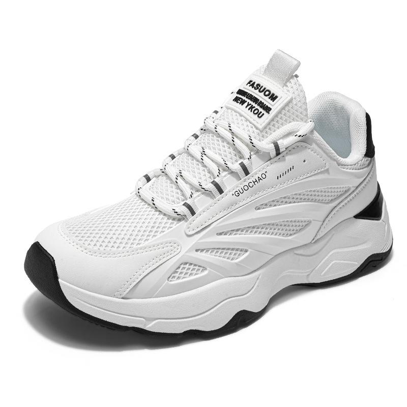 Men's shoes summer new casual shoes lightweight men's sports shoes breathable platform dad shoes men