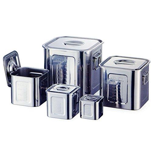 AG 18-8 Graduated Square Kitchen Pot, 22.5cm (with handle)