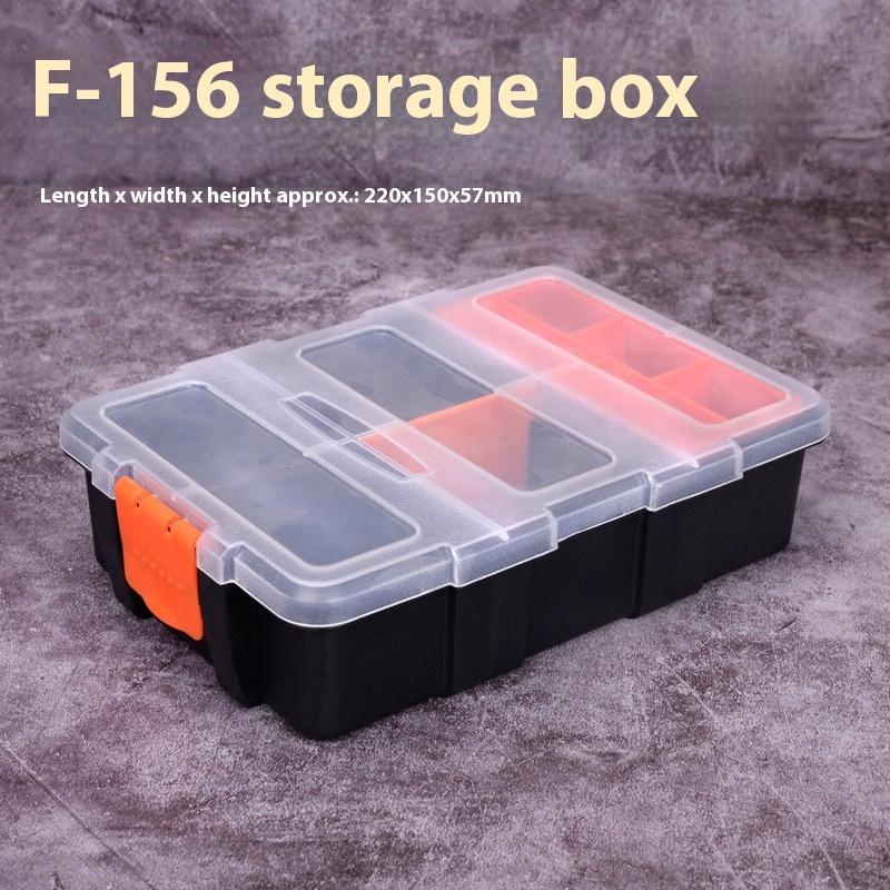 Storage Box Electronic Component Grid Screw Parts Partition Parts Box Garage Repair Organizer Tool Multi-Toolbox Hardware