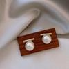 2025 Silver Needle Zircon Pearl Earrings: French Retro Light Luxury Studs for Women