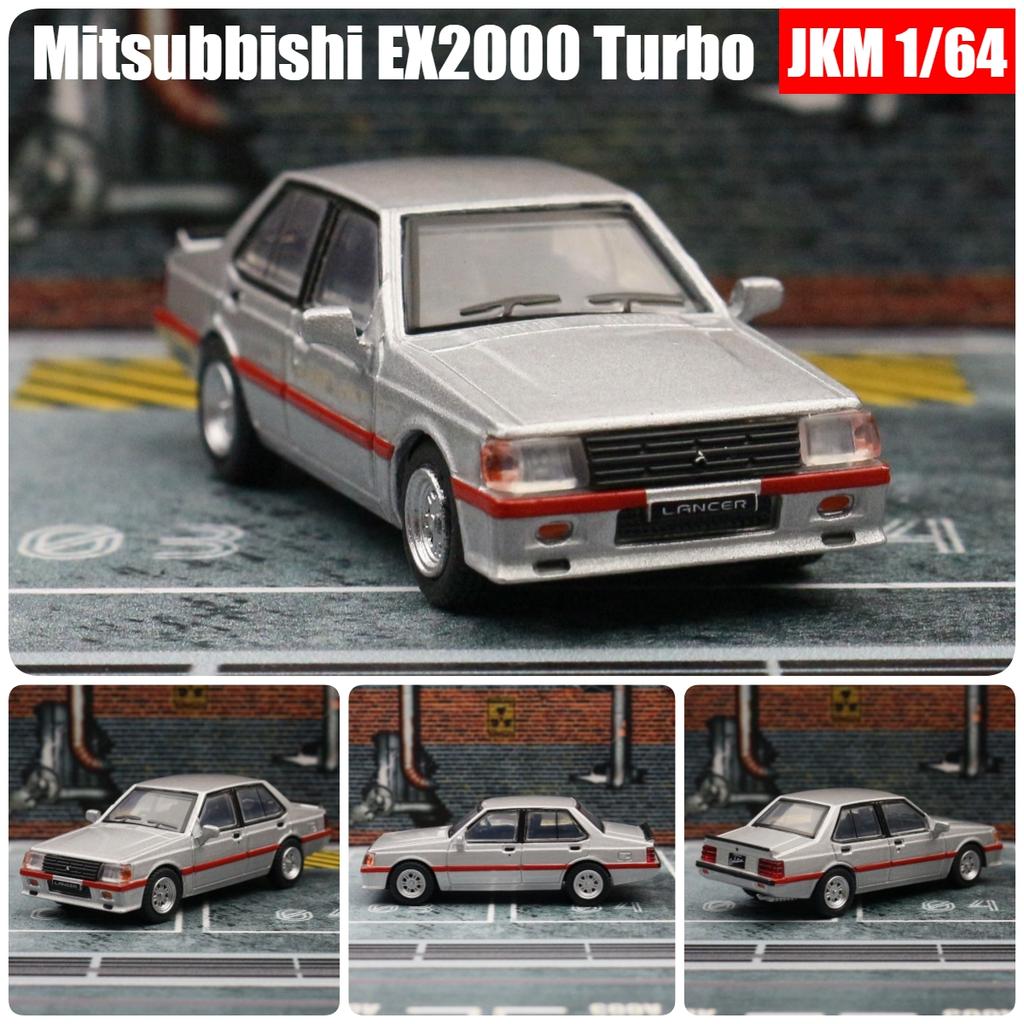Modelo Miniatura 1/64 Mitsubishi Lancer EX2000 Turbo Coche de Juguete de Aleación Fundición a Presión 1/64 JKM Vehículo Clásico Ruedas Libres Colección Regalo
