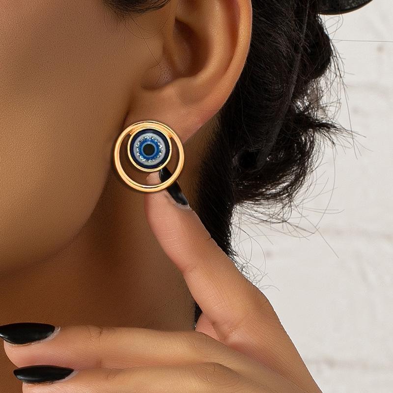 Teufelsauge Ohrstecker Türkisch Blaue Augen Nischen-Charme-Ohrringe