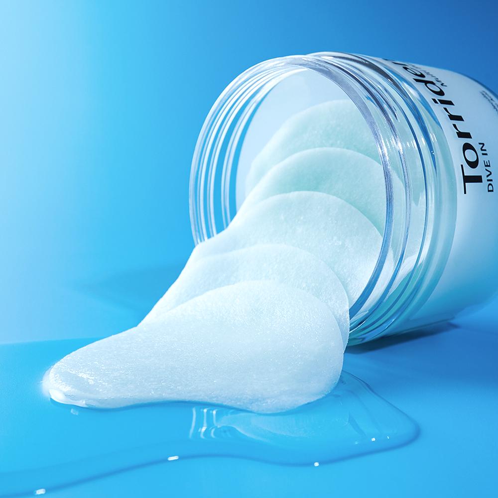 Torriden Dive-In Low Molecular Hyaluronic Acid Toner Pad 80 pads, Korean
