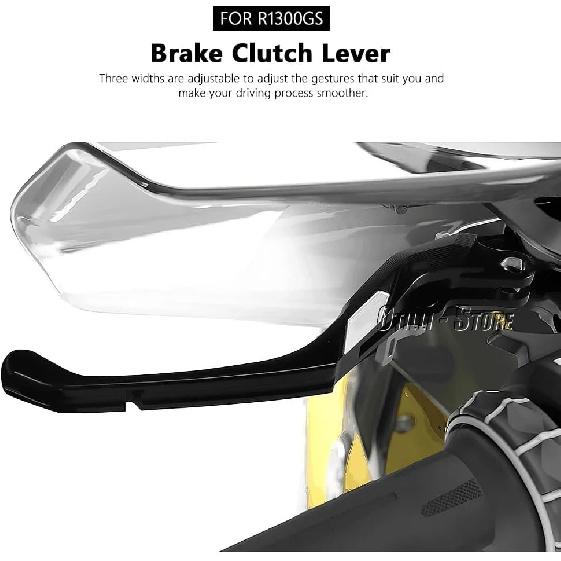 Fits for BMW R1300GS 2024 2025 Motorcycle Black/Silver Adjustable Brake Clutch Levers Handle Lever CNC Aluminum Hand Control Handle Brake Clutch