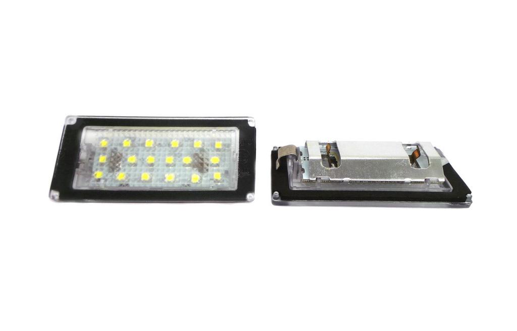 Lampy tablicy rejestracyjnej LED 2x650lm, zestaw 2szt kompatybilny z BMW, 12V, Off-Road