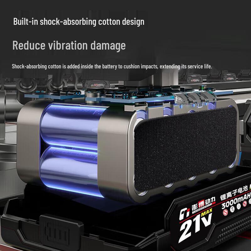 TURBOVOLT 21V Lithium Battery & Power Tool Accessories CN Plug (adapter Included)