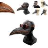 Unique Plague Doctor Mask With Long Bird Beak Design For Gothic Steampunk Halloween Parties
