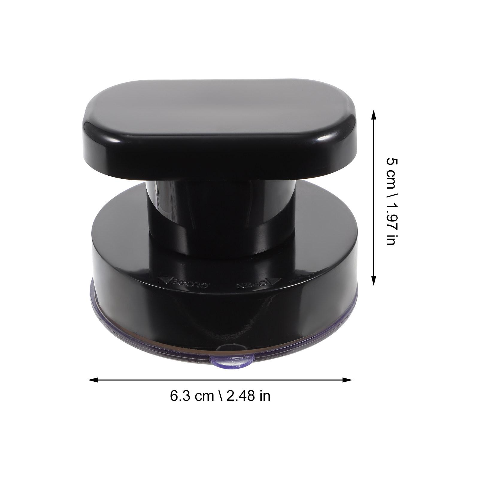 

Self Adhesive Cabinet Knob Pull Handle for Drawer Door Window Wardrobe Sliding Closet Table Cupboard Dresser Easy Install чорний