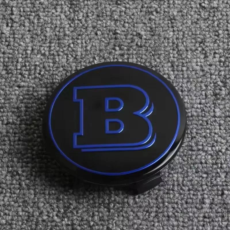 4Pcs 75mm Brabus Logo Car Emblem Wheel Center Hub Cap Accessories AMG Apple  For Mercedes Benz W204 GLA GLC CLA W205 W203 W206