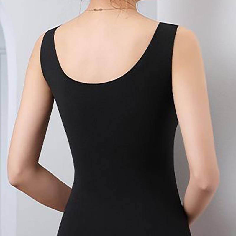 1pcs Woman Thermal Underwear Thermo Lingerie Winter Soft Warm Top Wear Thermo Vest Undershirt Intimate Lace with Bra Padded