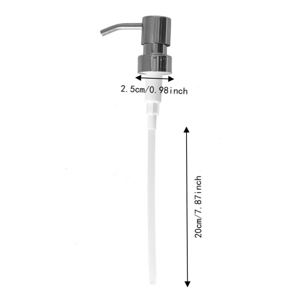 304 Stainless Steel Soap Dispenser Pump Head Silver Pump Head Lotion Dispenser Pump Restaurant